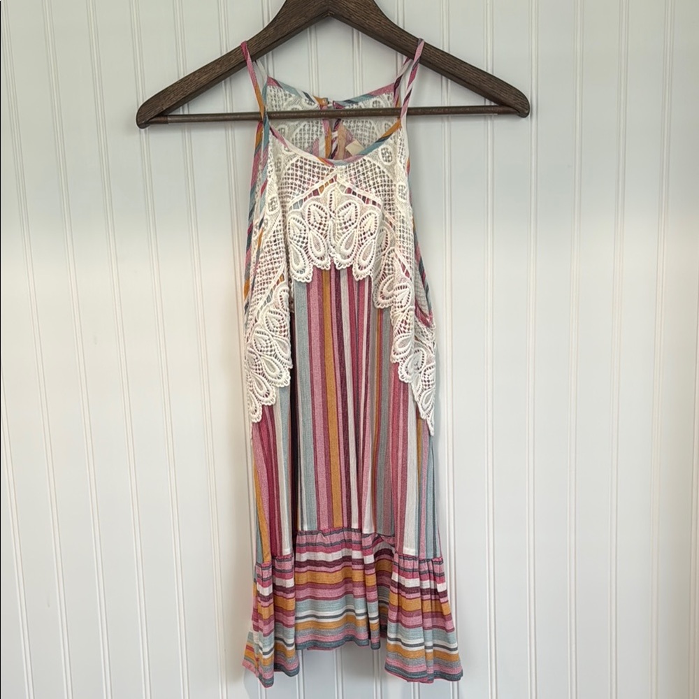 entro Multi-colored Striped Top - Picture 1 of 7
